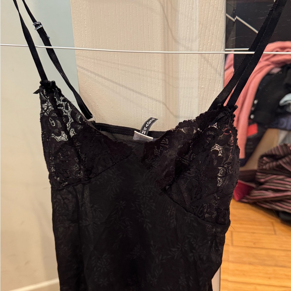 Rampage  Black Lace Chemise